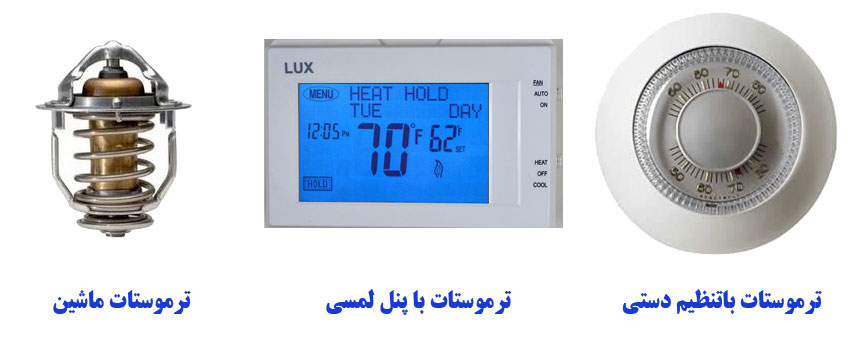 انواع ترموستات